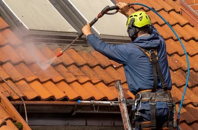 Démoussage et hydrofuge de toiture à Millay